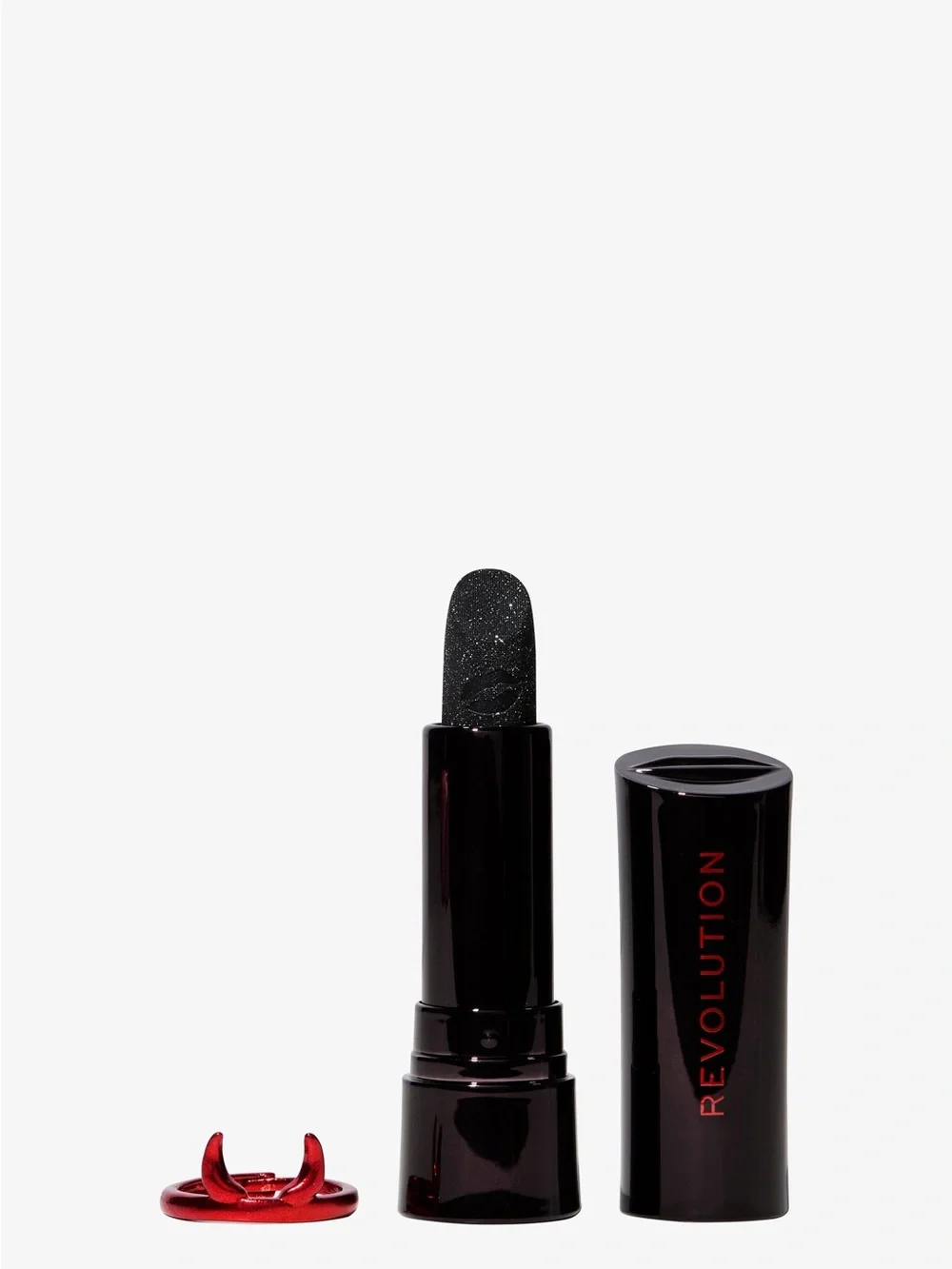 Makeup Revolution Truly Sinful Black Shimmer Lipstick